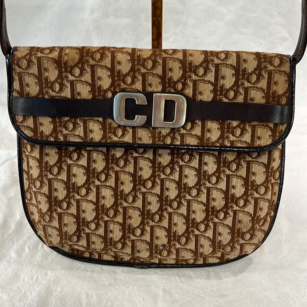 RARE Vintage Dior Trotter Crossbody or Shoulder Bag